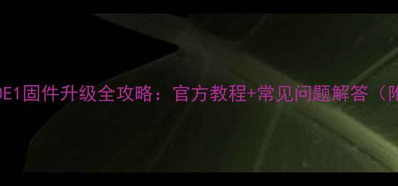 三星电视LA32C360E1固件升级全攻略官方教程常见问题解答附最新版本下载