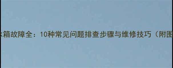 图片 AT25211冰箱故障全：10种常见问题排查步骤与维修技巧（附图文指南）