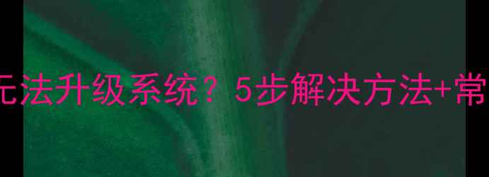 创维电视无法升级系统5步解决方法常见问题全