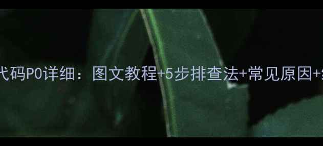 图片 格力空调故障代码P0详细：图文教程+5步排查法+常见原因+维修成本参考2