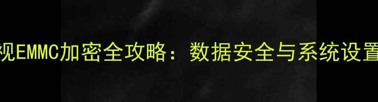 海信电视EMMC加密全攻略数据安全与系统设置的深度