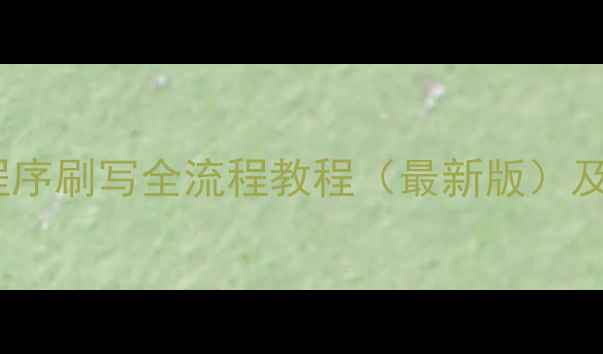 图片 电视主板程序刷写全流程教程（最新版）及避坑指南2