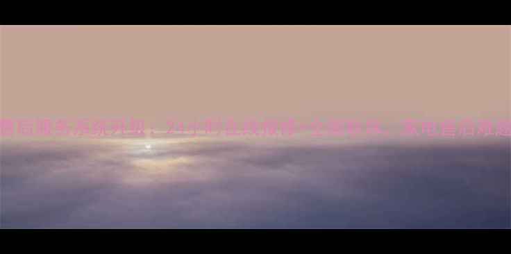 图片 长虹美菱售后服务系统升级：24小时在线报修+全国联保，家电售后难题一网通办