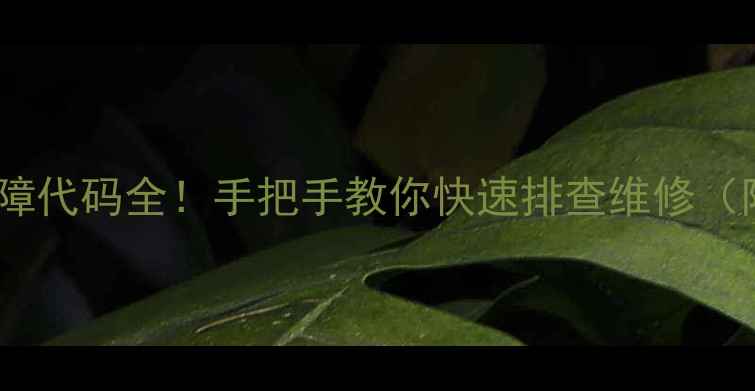 格力多联机E2故障代码全手把手教你快速排查维修附官方维修手册